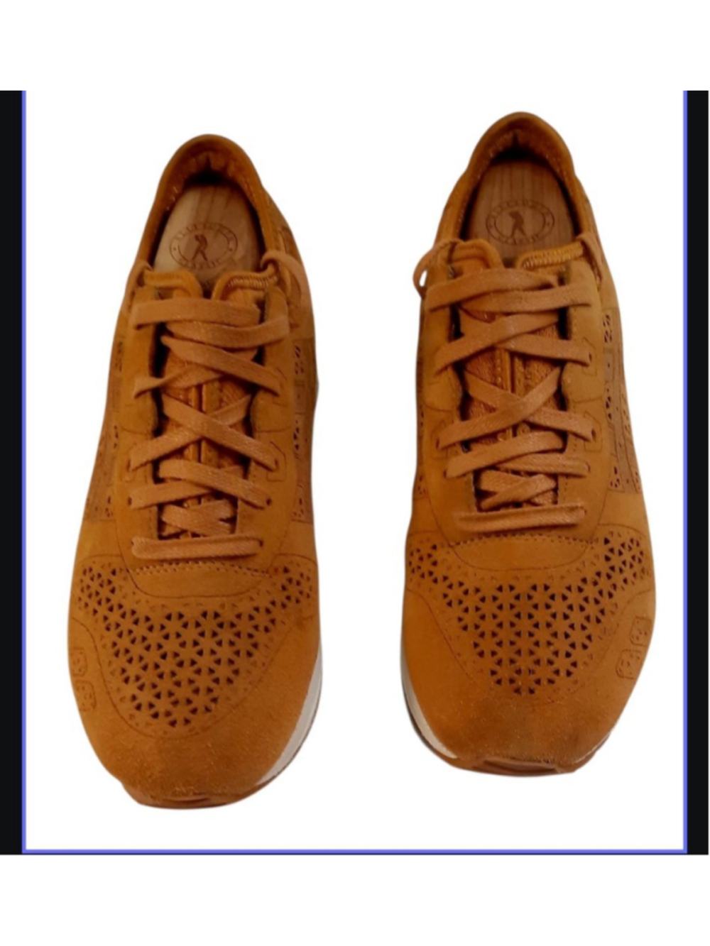Asics Tiger Men’s Gel-Lyte 111 Laser Cut Suede Shoes Size 8.5 H5E3L Tan Kith - Picture 6 of 6